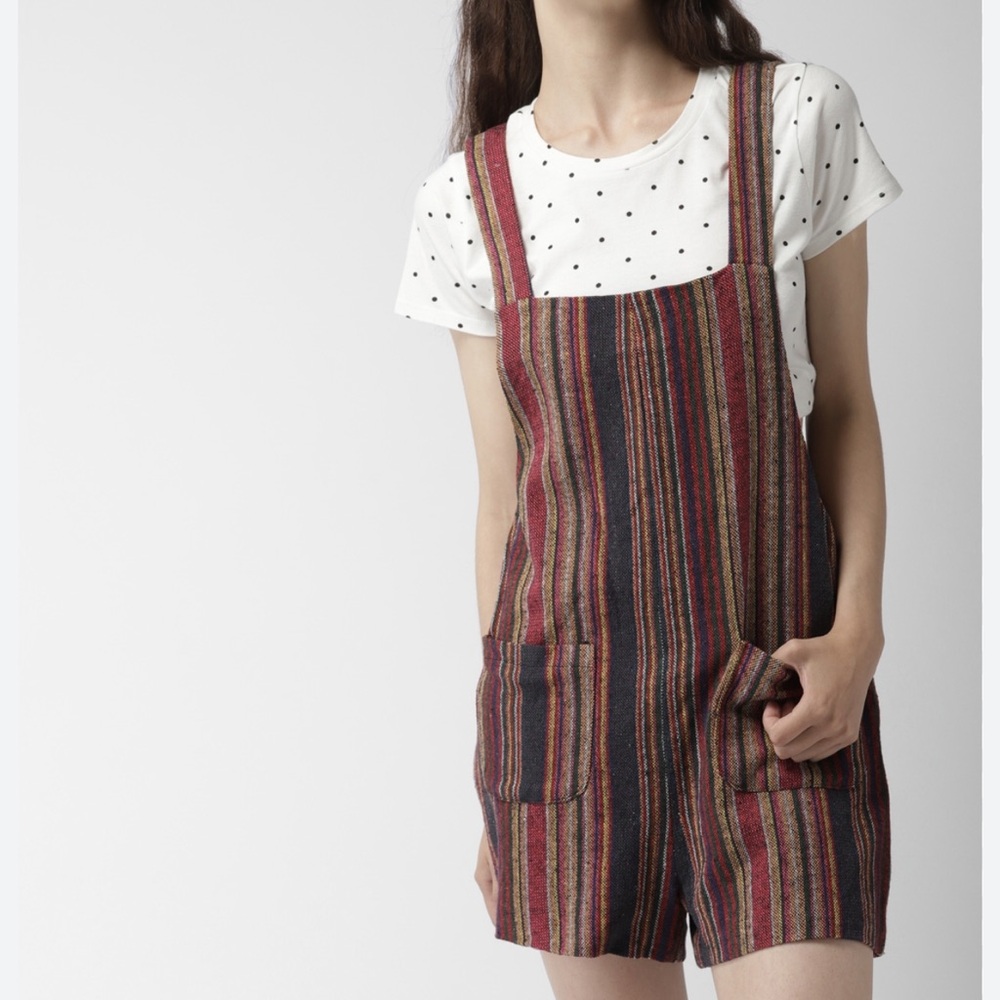 Forever 21 Multicolor Striped Garment size small